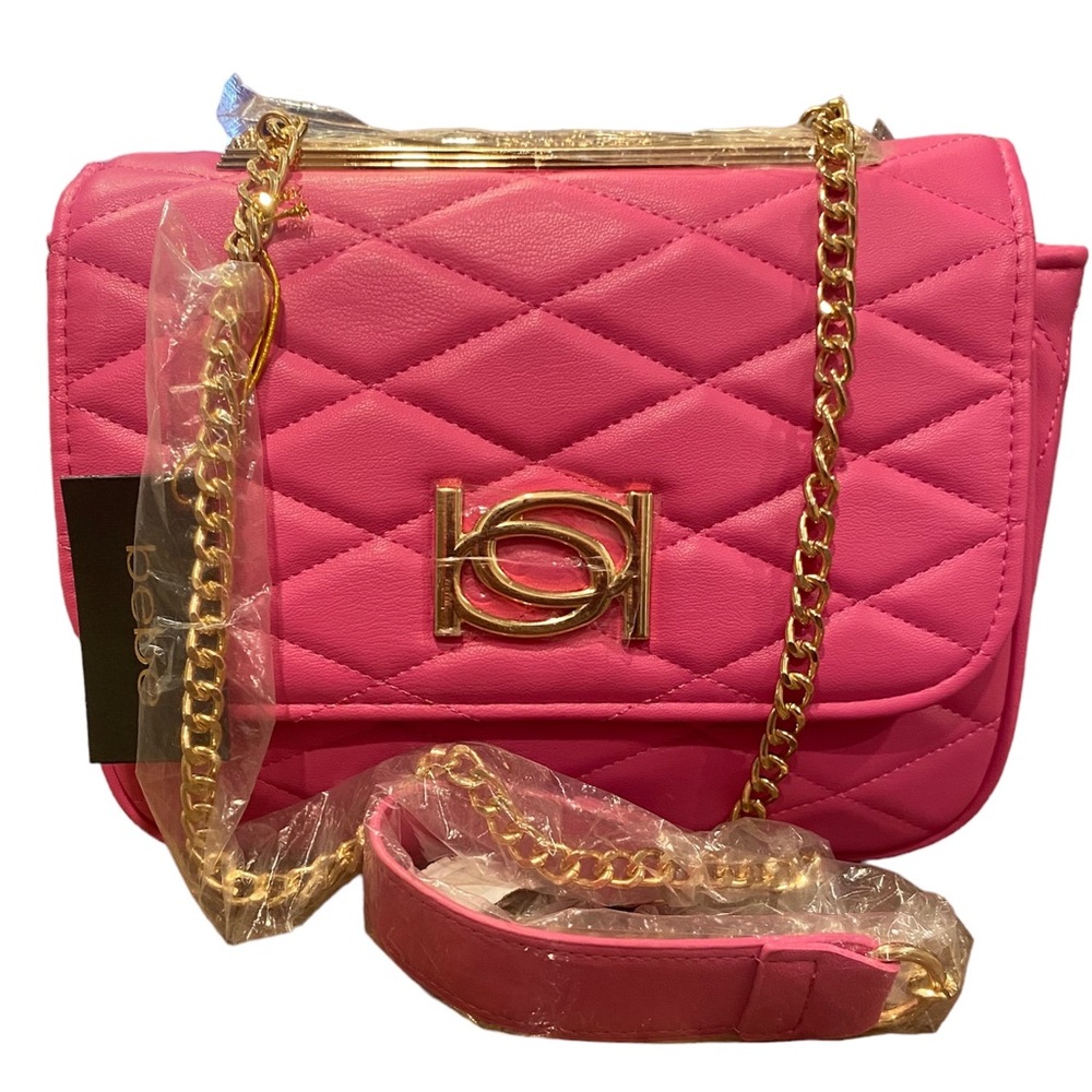 bebe Abigail Smooth Flap Shoulder Bag NWT